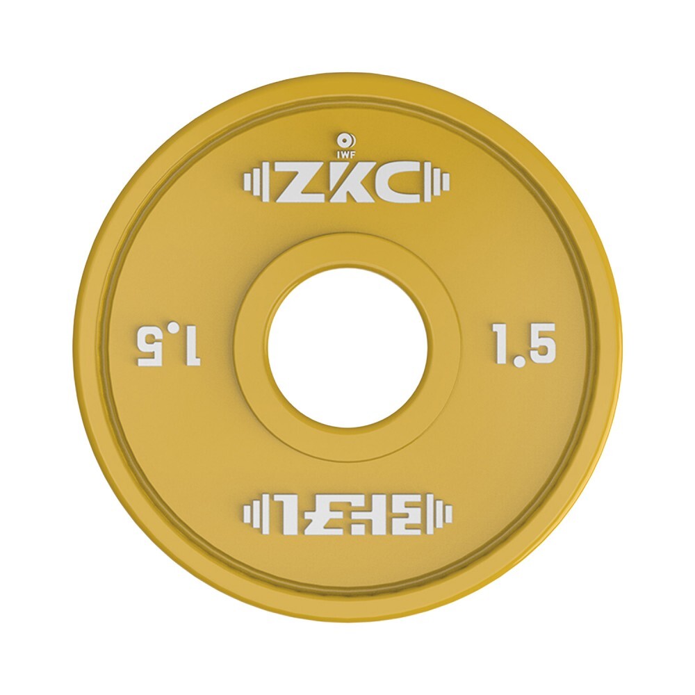 ZKC Antrenman Plakası ZKX-I 1.5kg IWF Onaylı ZKC Antrenman Plakası ZKX-I 1.5kg IWF Onaylı