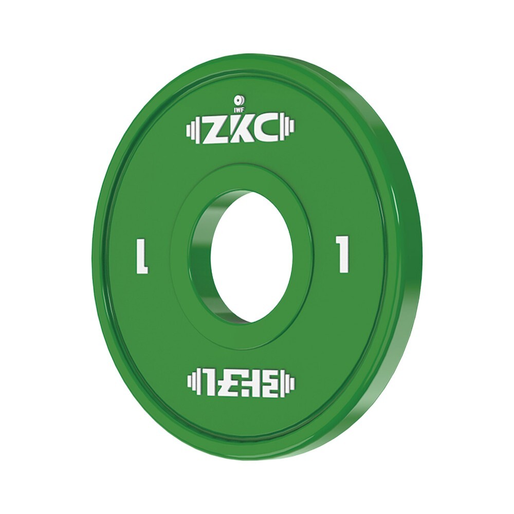 ZKC Antrenman Plakası ZKX-I 1kg IWF Onaylı ZKC Antrenman Plakası ZKX-I 1kg IWF Onaylı